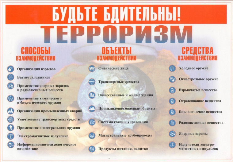Памятка для школьников «Противодействие идеологии терроризма и экстремизма».